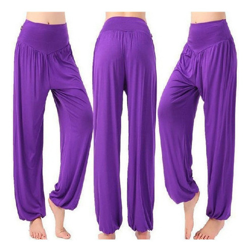 Pantalones De Yoga Harem De Pierna Ancha For Mujer, Hippie