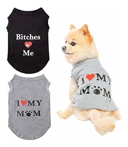 Camisetas Para Perros Chalecos De Verano Para Mascotas I Lov