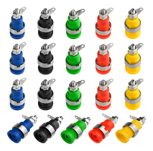 Wmycongcong 20 Unids 0.157 in Banana Socket Plug Binding Pos