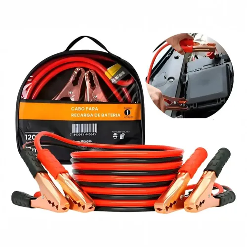 Cabo Chupeta Transmissão Carga 1200 Amperes Carro Caminhão Bateria Carregador Bateria Automotivo Cabo Para Auxiliar De Partida Cabo Para Ligar Carro Cabo De Carga Carregador De Bateria