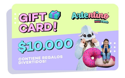 Imagen 1 de 5 de Tarjeta Regalo Original Niños Hombre Mujer Gift Card Envío