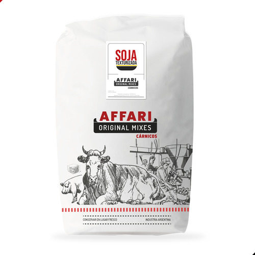 Proteína De Soja Texturizada 2/3mm X 20 Kg  Affari