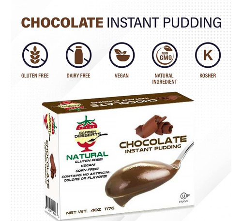 Mezcla Instantánea De Pudín De Chocolate - Mezcla De Pudín D