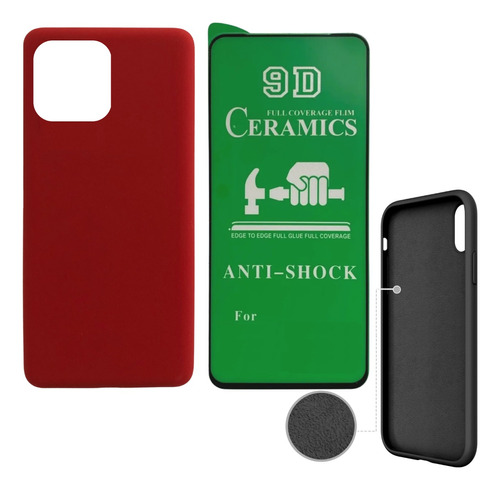 Silicone Case + Cerámica Para iPhone 11