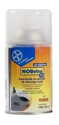 Fumigante Insecticida K-othrina Fog Bayer 220 Cc
