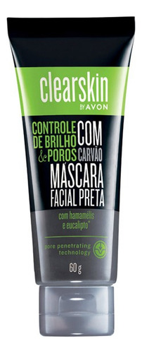 Avon Clearskin Máscara Negra Facial 60g