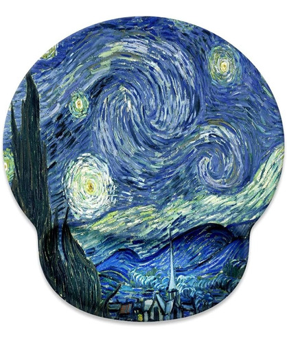Van Gogh Alfombrilla De Mouse De Noche Estrellada 