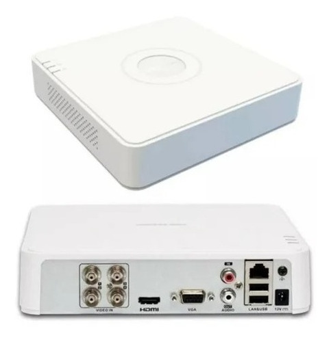 Dvr Hikvision 4 Canales Hasta 5mp Con Inteligencia Cctv