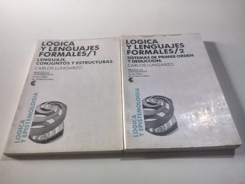 Libro Logica Y Lenguajes Formales 2 Tomos -lungarzo