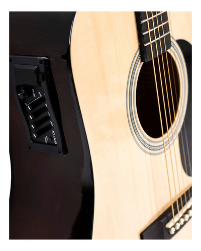 Imagen 3 de 3 de Guitarra Electroacústica Memphis 964 para diestros natural