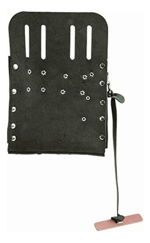 Klein Tools 5190 Tool Pouch, Leather, 10-pockets, Tape Thong