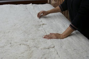 Colchón Para Cuna De Bebé 100% Algodón Natural