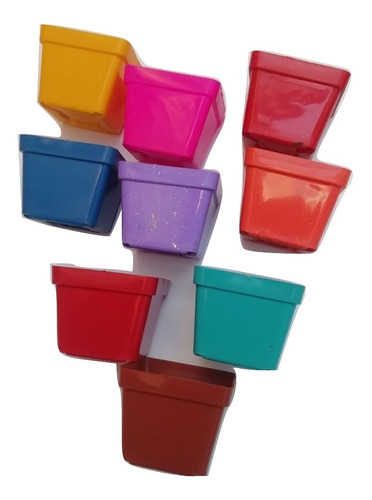 Matera Plastica 7cms Color Paquete X 100 Unidades 