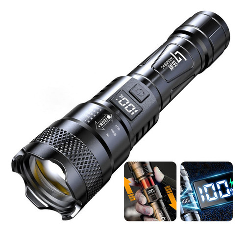 Linterna Led De 2 Led, Linterna Portátil Para Escalada
