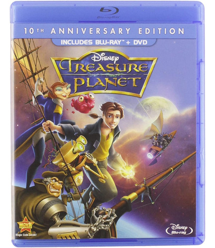Blu-ray + DVD Treasure Planet / El Planeta Del Tesoro