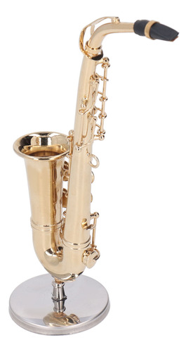 Soporte Para Réplica De Saxofón En Miniatura De Latón Lifeli