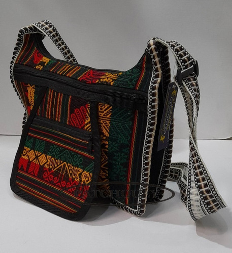 Imagen 3 de 3 de Cartera Morral Bolso Bandolera Aguayo Artesanal Chico