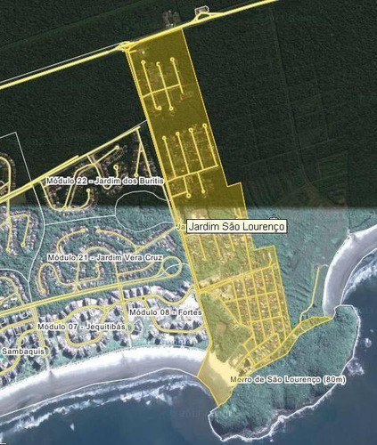 Imagem 2 de 3 de Área À Venda, 2456 M² Por R$ 6.000.000,00 - São Lourenço - Bertioga/sp - Ar0020