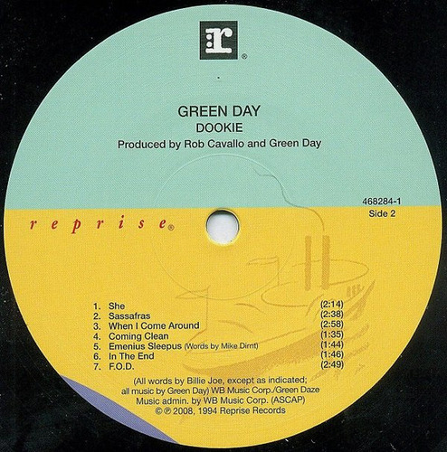 Green Day Dookie Vinil Lacrado