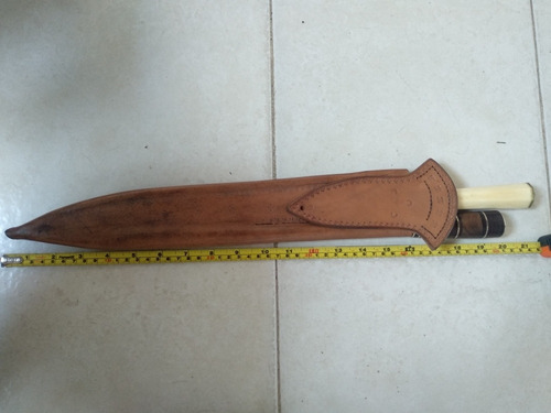 Imagen 5 de 7 de Cuchillo Criollo Con Vaina Y Chaira Nuevos.