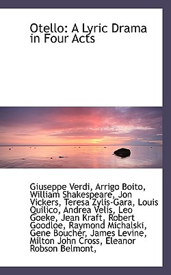 Libro Otello: A Lyric Drama In Four Acts - Verdi, Arrigo ...