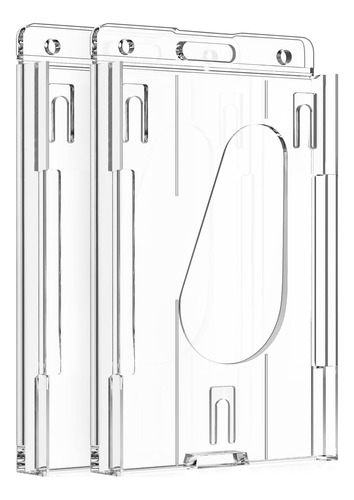 Portatarjetas Vertical De Plástico Duro Ktrio Con Ranura Par