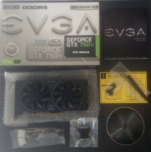 Imagen 9 de 9 de Tarjeta Gráfica/video Evga Geforce Gtx 750 Ti 2gb Gddr5