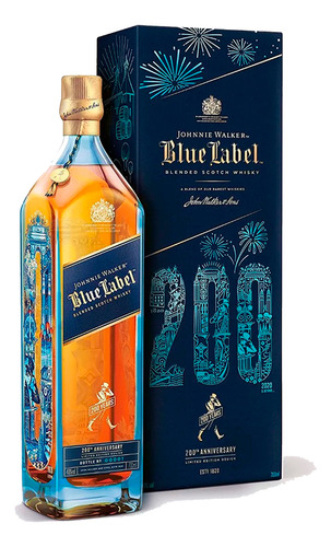 Whisky Johnnie Walker Blue Label 200th Anniversary 750ml