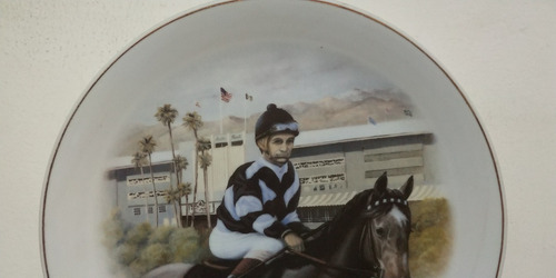 Plato Jocker Bill Shoemaker Horse Race Edicion Limitada 1996 (Usado)