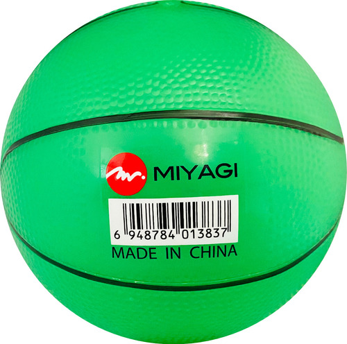 Pelota De Baloncesto Miyagi Fundamentacion Iniciacion Lb7001 Color Verde