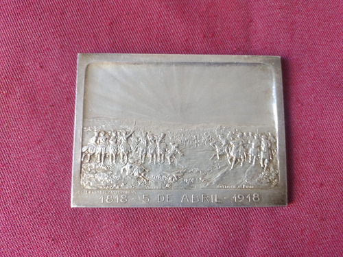 Medalla Centenario De La Batalla De Maipú San Martin (Usado)