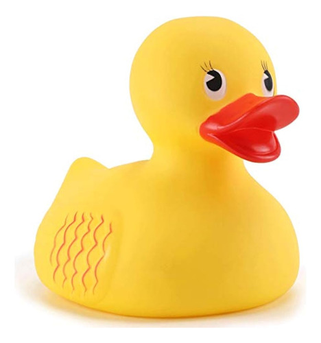 Liberty Imports 10  Jumbo Classic Rubber Duck Bath Toy - Gia