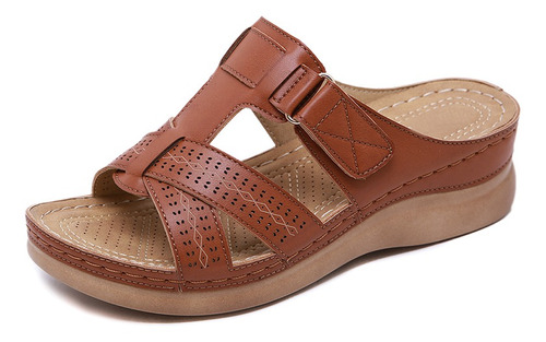 Sandalias De Punta Abierta Ortopédicas Premium Para Mujer, A