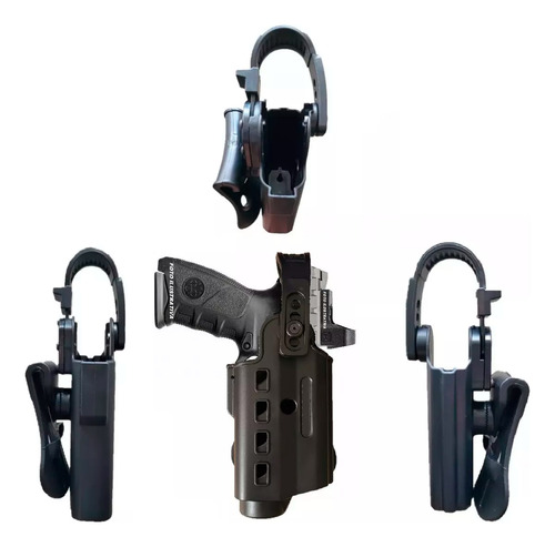 Coldre Externo P/ Lanterna Glock G17 22 31 Gen345 Pmsp