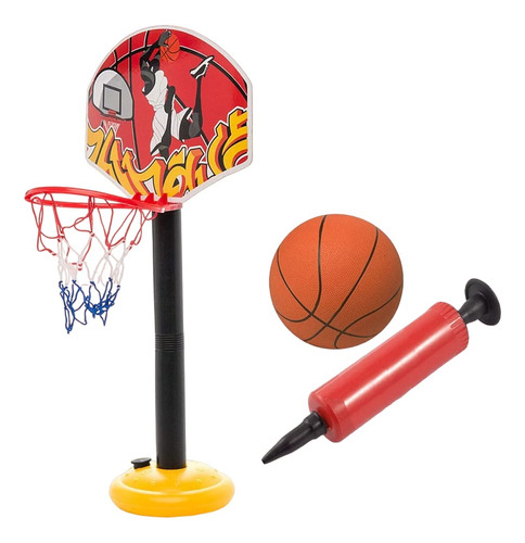 Cancha Baloncesto Tablero Canasta Portable Juego Encestar