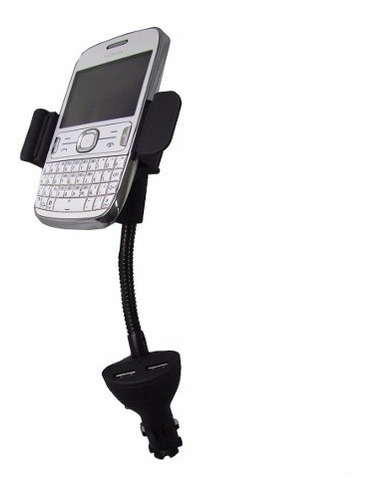 Cargador Doble Usb P/ Celular Con Soporte - Antideslizante