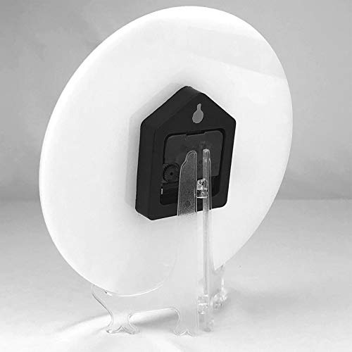 Reloj De Pared Redondo 25 Cm Sin Tic Tac Estilo Bruja Para