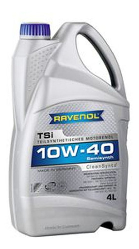 Aceite Ravenol 10w40 4l. Semisintetico Tsi Sn/cf