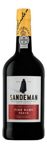 Vinho Sandeman fine ruby vinho do porto 750ml