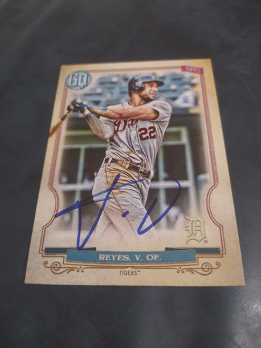 Baraja Topps Gypsy Queen Firmada X Víctor Reyes 