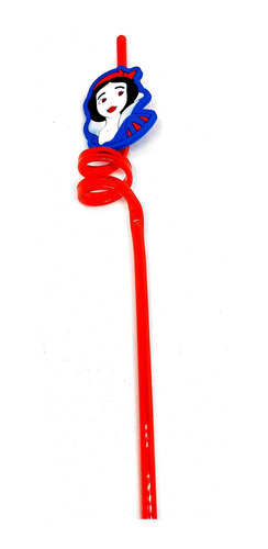 Imagem 3 de 5 de Canudo Reutilizável Branca De Neve Disney 1 Unidade Etihome