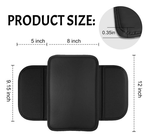 ;= Funda Cubre Descansa Brazos Almohada Cuero Codera Auto