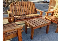 Comprar Sillones De Madera Maciza Eucalipto Jardín Exterior Barbacoa