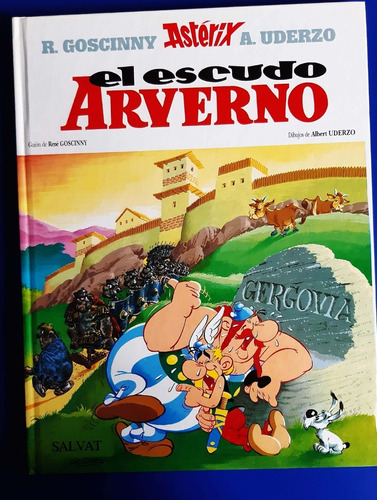 Libro Comic Asterix El Escudo Arverno - Ed Tapa Dura - Nuevo