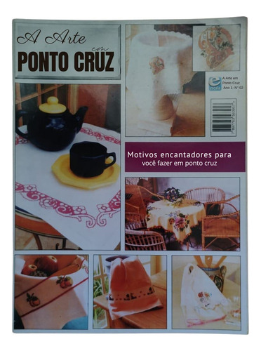 Revista Ponto Cruz 2 Flores Frutas Diagrama 8702 (Usado)