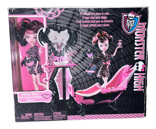 Bañera De Draculaura Monster High Mattel Original Y Nueva