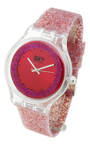 Reloj Sky Marine 2 By Feraud Mujer - Glitter Wr Silicona