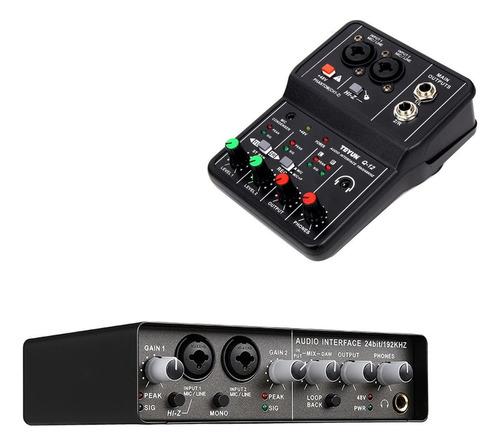 Tarjeta De Sonido Profesional, Mezclador De Audio, Monitoreo