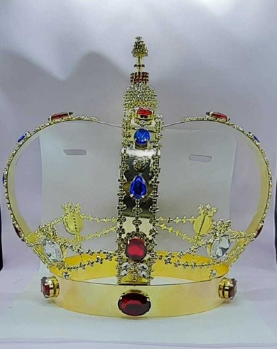 Corona Para Rey De Cristal Medieval Carnaval 