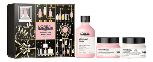 Kit Lóreal Pro - Sh 300ml E Másc Vitamino Color E Másc 250g